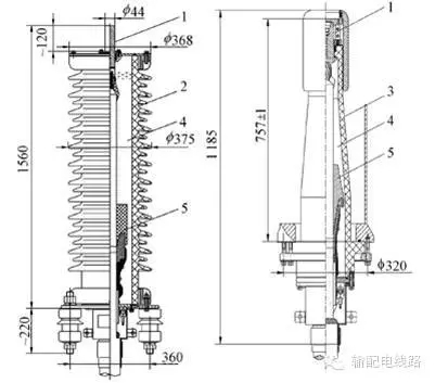 橡膠應(yīng)力錐直接套在電纜絕緣層上的結(jié)構(gòu)示意圖.jpg